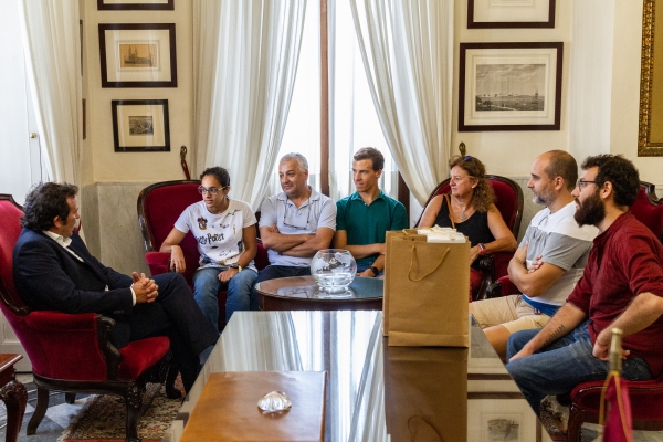 Recepción del alcalde a Fátima Souissi / Ayuntamiento de Cádiz