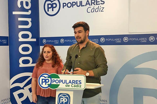 Fran Moreno y María Núñez / PP Cádiz