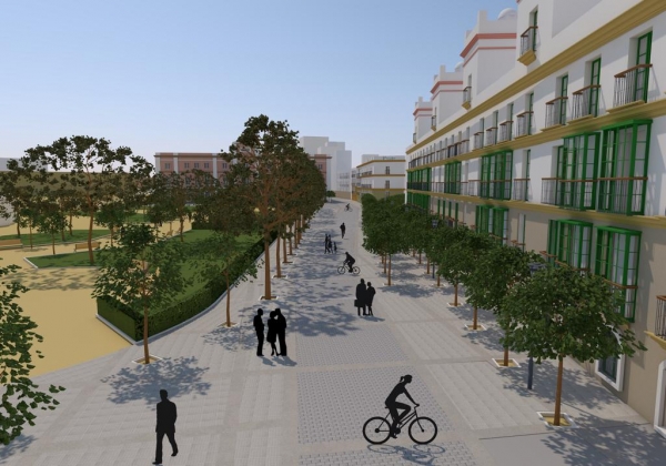 Proyecto de Plaza de España peatonalizada / Ayuntamiento de Cádiz