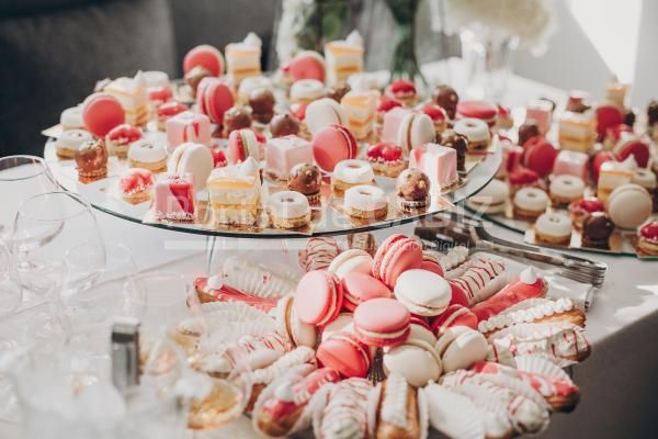delicious pink candy bar at wedding reception 2021 08 29 05 18 28 utc