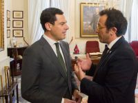 Juanma Moreno y José María González (13/02/2019)