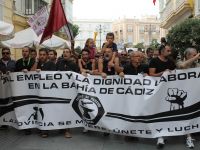 Manifestación por el Empleo en la Bahía de Cádiz